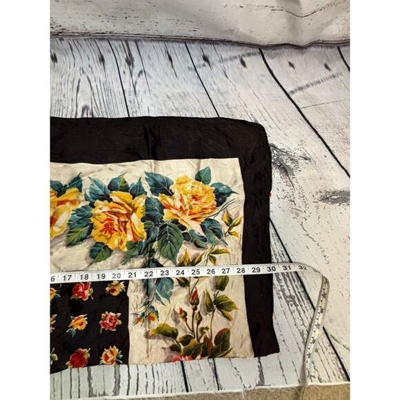 Unbranded Scarf One Size Black Yellow - Picture 3 of 7